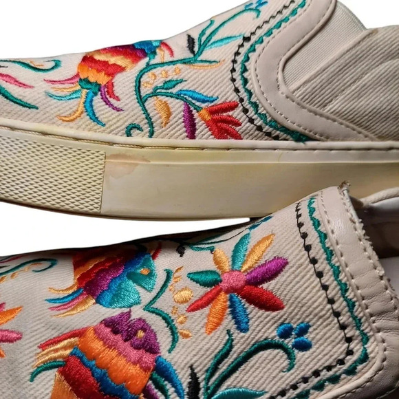 Sam Edelman Floral Flats for Women for sale | eBay Sam Edelman Floral Embroidered Canvas Slip-On Sneaker